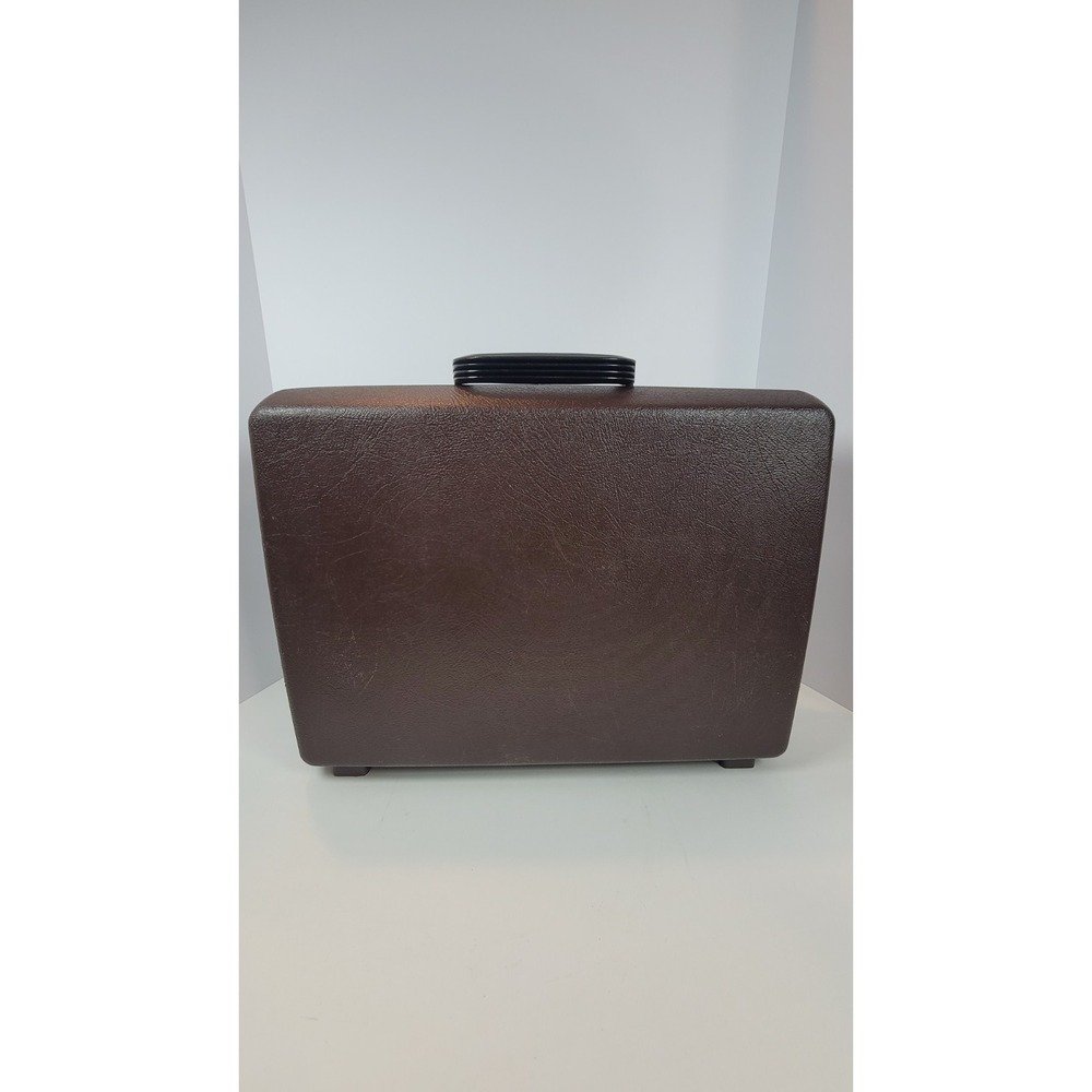 Vintage Samsonite Survivor Classic IV Brown Hard Shell‎ Brief Case No keys